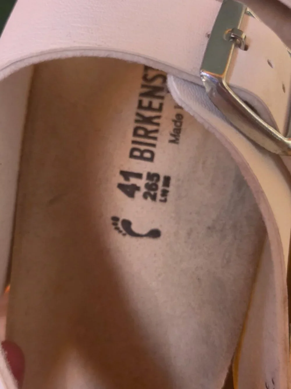 Birkenstock Milano Double Strap Sandals White Size 41 NWT